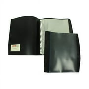 JAM Paper Smart View Presentation Book, 8 1/2" x 11", Black, 12 pages per book, Sold Individually