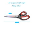 thumbnail image 3 of LIVINGO Heavy Duty Fabric Scissors Titanium, 8.5", Red & Black, 3 of 7
