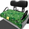 thumbnail image 2 of Yuyamidu Green Golf Ball Golf Cart Seat Covers for 2 Seats Golf Cart Seat Towel Blanket with Front Pockets Breathable Club Car Accessories Non-Slip and Anti-Hot, 2 of 7