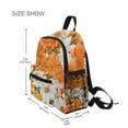 thumbnail image 3 of FORMRS School Backpack with Front Zippered Pocket 12" Student Travel Daypack, Sunny Floral, 3 of 6