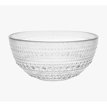 Fortessa Jupiter Clear Glass Bowls Set of 6 - Cereal, Soup, Salad