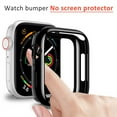 thumbnail image 3 of ALMNVO 2 Pack Case for Apple Watch Case Series 7 45mm 41mm 44mm 40mm 42mm 38mm Accessories Soft Plated TPU Bumper Protector Cover iWatch 3 4 5 6 SE 2, 3 of 8