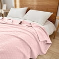 thumbnail image 4 of Oggfader 150x200cm Ice Blankets For Hot Sleepers And Night Sweats Ice Blanket For All-Season Ultra-Cool Lightweight Blanket Ice Blankets Absorbs Body Heat To Keep On Clearance Pink, 4 of 8