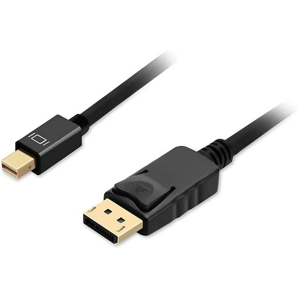 gofanco 6 Pieds Mini DisplayPort Câble, Ultra HD 4K 60Hz, Plaqué Or, DisplayPort 1.2 Compatible, mDP