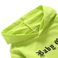 thumbnail image 4 of Bébé bébé Filles Hoodie Robe Lettre Imprimé à Manches Longues Droite Mini Robe 3-4 Ans, 4 of 6