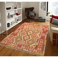 thumbnail image 2 of Pasargad Home Kilim 60" x 81" Hand-Woven Wool Area Rug in Multi-Color, 2 of 3