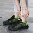 thumbnail image 6 of NOKIO Fashion Sneakers for Women Breathable 𝖫a𝖼e Up Tennis Shoes with Flexible Cushioning Sole, Comfortable Outdoor Running Shoes Non-S𝗅ip Athlet𝗂c Shoes for Summer and Autumn, 6 of 9