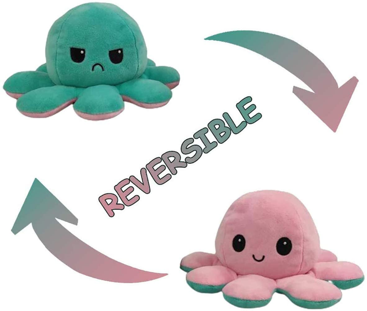 stuffed octopus reversible