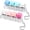 Blue Pink, variant on 2 Pack Keyboard Fidget Toy, Keyboard Fidget Keychain 4-in-1 Keyboard Decompression Button Finger Clicker Toys, Button Stress Relief Fidget Gifts to Relief Stress