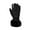 Black, variant on Trespass Womens Dirin Leather Ski Gloves