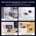 thumbnail image 4 of Bangben Magsafe Car Phone Mount, 360° Adjustable Angles Car Holder with Magnetic Disk, for Cell Phones, Black, 4 of 8