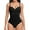 #2 Black Thong, variant on MANIFIQUE Thong Shapewear Bodysuit for Women Tummy Control Slim Body Shaper V Neck Faja with Built-in Bra