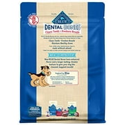 Blue Buffalo Dental Bones Natural Adult Dental Chew Dog Treats, Regular 36-oz bag Super Value Pack