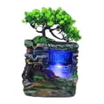 thumbnail image 1 of Fuente de agua de mesa con luces de colores perfecl estilo Mist decoración de cascada, 1 of 5