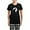 With Checker Pant, variant on CafePress - Basic Black Cat Women's Dark Pajamas - Women's Short Sleeve Print T-Shirt and Pants Dark Cotton Pajama Set