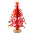 thumbnail image 1 of Árbol De Navidad De Escritorio, Mini Adornos De Árbol De Navidad Diy De Madera, Regalo Creativo Para Niños Cateissary HA039944-02, 1 of 6