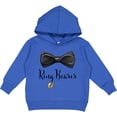 thumbnail image 2 of Inktastic Ring Bearer Black Bow Tie and Gold Wedding Ring Toddler Hoodie, 2 of 4
