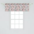thumbnail image 2 of Ambesonne Flowers Window Valance, Floral Spring Vibes Print, 54" X 18", Soft Blue Pale Pink Peach, 2 of 3