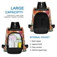 thumbnail image 6 of FORMRS Women's Travel Backpack Purse Anti-Theft Hidden Pockets Casual Shoulder Bag, Hand Drawn Floral, 6 of 7