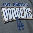 thumbnail image 4 of Men's Mitchell & Ness  Gray Los Angeles Dodgers Allover 2.0 Pullover Sweatshirt, 4 of 4