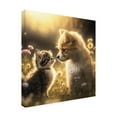 thumbnail image 3 of Canvas Wall Art - Ray Heere 'Cats And Dogs 21' Wall Art for Living Room, Bedroom, or Office Décor by Trademark Fine Art - 18 x 18 Inches, 3 of 4