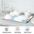 thumbnail image 7 of Yayeee Dish Drying Mat for Kitchen Counter 18"x24" Microfiber Absorbent Pad, Milk and Cookies, 7 of 7