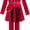 Style-A, variant on Red Halloween Cosplay Costume Full Set Crimson Villain Princess Jumpsuit Outfit Storybook Fantasy Dress-Up Apparel for Festive Party Themed Events