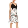 thumbnail image 3 of safuny Women's Trendy Midi Loose Sundress Floral Printed Sleeveless Round Neck Dress Elegant Beach Leisure Retro Holiday Clothing Fashion Summer Clearance, 3 of 9