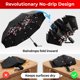 thumbnail image 5 of TUMELLA Flip-proof Inverted Travel Umbrella, Small Strong but Light Portable and Automatic Reverse Folding Rain Umbrella, Durable Premium Grip, Fits Car & Backpack, 5 of 7