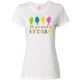 thumbnail image 3 of Inktastic All You Need Is Ice Cream - Blue Pink Yellow Green Women's T-Shirt, 3 of 5