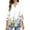 White, variant on IROINNID Women's Long Sleeve V-Neck Shirts Daily V-Neck Three Quarter 3/4 Sleeve T Shirt Autumn Printing Blouse Tops Sweatshirt,White