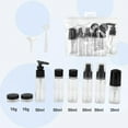 thumbnail image 2 of Unique Bargains 11 Pcs Travel Container Set Reusable Travel Bottles Set Black, 2 of 6