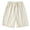 Beige, variant on Rove Studio Women’s Quick Dry Casual Athletic Shorts, Elastic Waist with Pockets, Summer Straight Leg Bermuda Shorts Light Blue XL