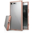 thumbnail image 1 of Ringke Fusion Case Compatible with Sony Xperia XZ Premium, Transparent PC Back TPU Bumper Drop Protection Phone Cover - Rose Gold, 1 of 9