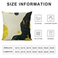 thumbnail image 5 of BANET Fall Pillow Covers Halloween Throw Pillow Loose Outdoor Pillow Abstract Pattern Square Cushion White, 5 of 5