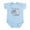 Sky Blue, variant on CafePress - Bunny Chickie 1St Easter Infant Bodysuit - Baby Light Bodysuit, Size Newborn - 24 Months