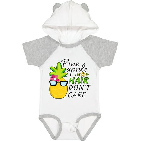 

Inktastic Pineapple Hair Dont Care Gift Baby Boy or Baby Girl Bodysuit