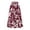 Red, variant on Skirts for Women Skirt Elegant Floral Pleated Midi Skirt for Women Lightweight Comfort A-Line Design Summer Fashion High-End Black S