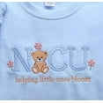 thumbnail image 2 of Embroideried NICU Teddy Sweatshirt | Helping Little Ones Bloom Nurse Crewneck, 2 of 4