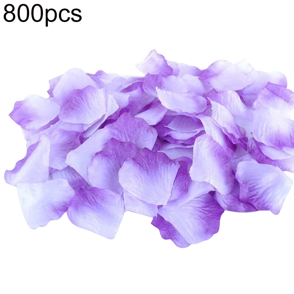 Yesbay Artificial Flower Petals 800Pcs Artificial Silk Rose Flower