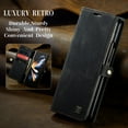 thumbnail image 7 of Wallet Case for Samsung Galaxy Z Fold4, Premium PU Leather Card Slots Holder RFID Blocking Flip Cover with Magnetic Closure Kickstand Soft Silicone Shockproof Case for Samsung Galaxy Z Fold4,Black, 7 of 7