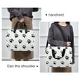 thumbnail image 6 of FORMRS 16" Laptop Bag Carrying Sleeve Case with Handle Travel Shoulder Briefcase, Black Cartoon Cat Paw, 6 of 8