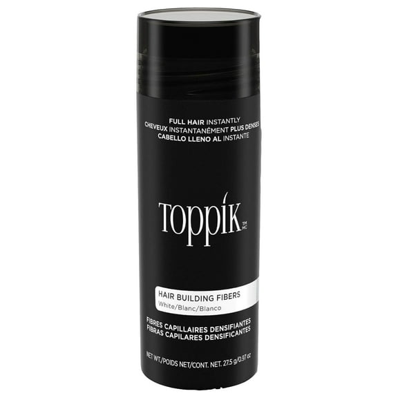 Toppik Hair Building Fibers (Color : White (0.97 oz / 27.5 g)