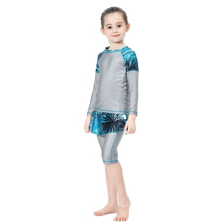 

Cathalem Bikini Girls 10 Kids Children Baby Girls Swimsuit Swimwear Two Piece Set Outfits Girls Swimsuit Size 12 Swimwear Grey 4-5 Years