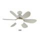 thumbnail image 5 of Matsuzay Blanco Quedarse Dormido Silenciosamente Con Control Remoto LED Ventilador Con Cabezal Vibrante Las Aspas Del Ventilador Con Suministro Electrodomésticos 40W, 5 of 6