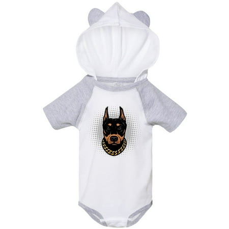 

Inktastic Doberman Dog Gift Idea Gift Baby Boy or Baby Girl Bodysuit