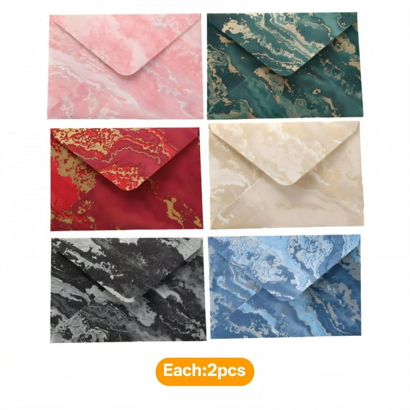 CCOCC 12Pcs Money Envelopes for Cash,6.3*4.33 in Gift Card Envelopes,Coin Envelopes,Gold