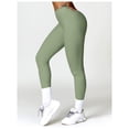 thumbnail image 4 of Leggings de entrenamiento ocultos for mujer, cintura alta, levantamiento de glúteos con control de barriga, pantalones de yoga for gimnasio, 4 of 7