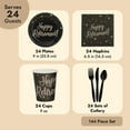 thumbnail image 4 of 144-Piece Happy Retirement Decorations and Party Supplies with Paper Plates, Napkins, Cups, and Cutlery, Disposable Dinnerware Set for Farewell Celebration, for Men and Women (Serves 24 Guests), 4 of 10