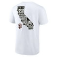 thumbnail image 3 of Men's White San Francisco Giants Team Hot Shot T-Shirt, 3 of 3